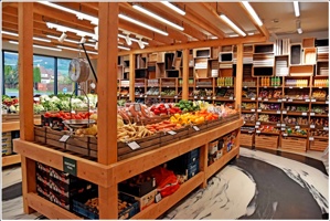 vybavení úsekú ovoce zelenina firmou JPL SKYWANDER